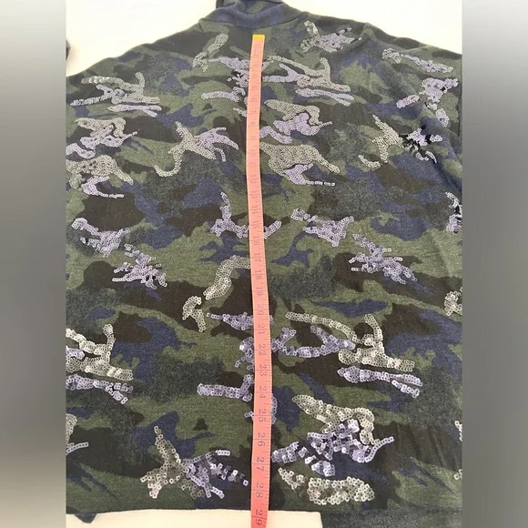 Zadig & Voltaire - NWT camo & sequin cardigan sweater - Picture 4 of 8